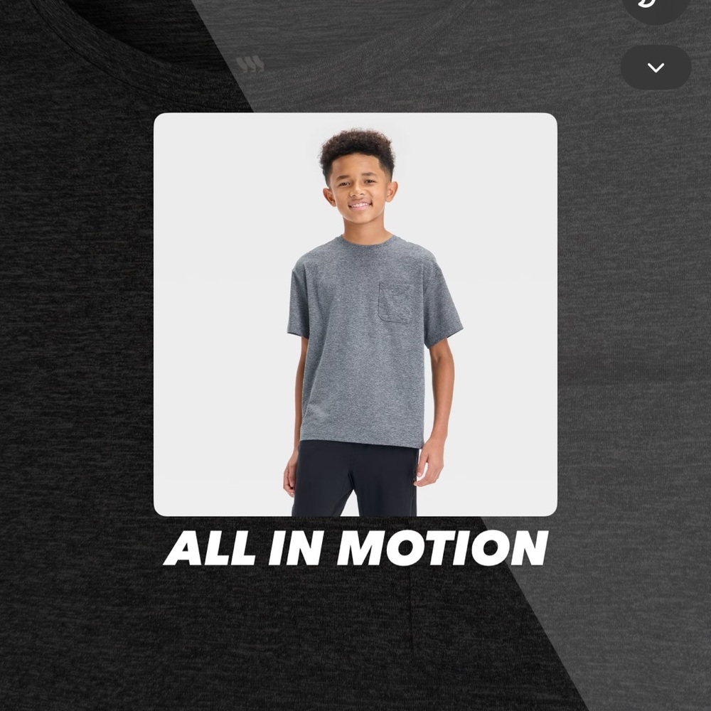 EUC All In Motion Grey Ventilated Pocket Tee Shirt